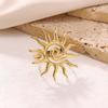 Sun Punk Anillos For Women Multilayer Broad Surface Opening Rings For Women Gold Color Stainless Steel Geometry New Ring Jewelry