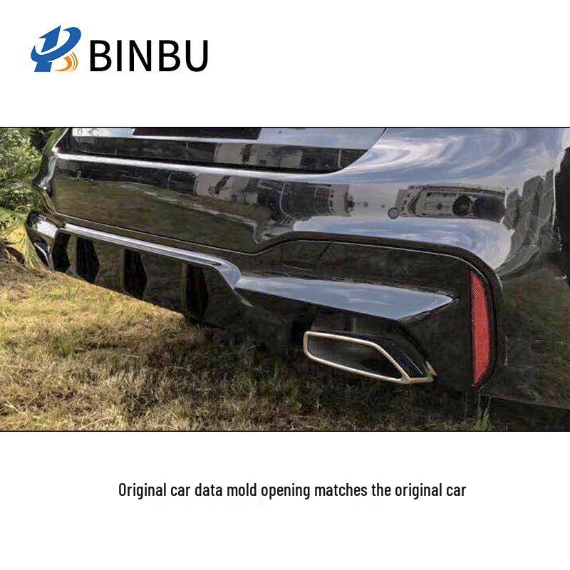 Compatible with BMW 5 Series G30/G38 Rear Lip: M5 Style Body Kit Diffuser (2018-2025).