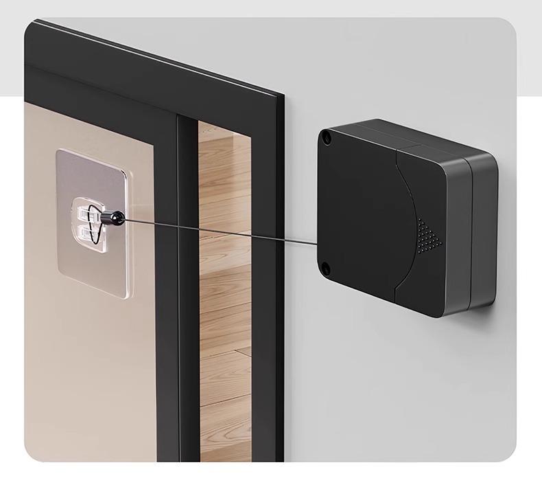 Silent Automatic Door Closer with Pull Rope for Sliding Doors 