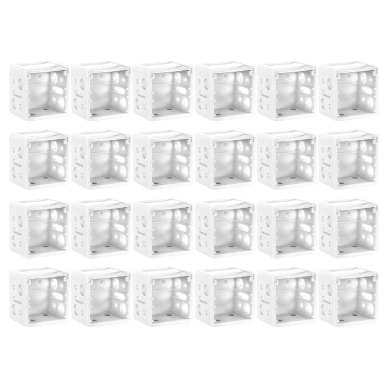  Pack of 6/24 Curtain Blind Mounting Brackets Plastic Headrail Fixings Holder