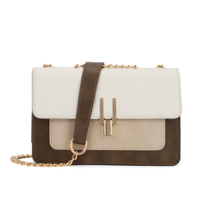 Fashion small square bag New women s bag Trendy armpit bag Crossbody bag Chain PU shoulder bag 4680₽