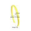 High Quality DIY Satin Covered Headbands Solid Fabric Resin Hair Band Plastic Hairbands Girls Hair Headband for Women