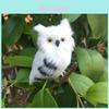 Encantadora Coruja Animal Simulada Hedwig de Harry Potter Modelo Estático Para Decoração de Casa