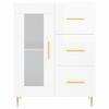 vidaXL Sideboard Hochglanz-Weiß 69,5x34x90 cm Holzwerkstoff