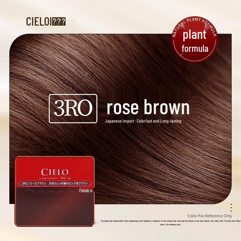 CLELO Xuanruo Crema Colorante per Capelli Giapponese - Formula a Base Vegetale per Copertura dei Capelli Grigi