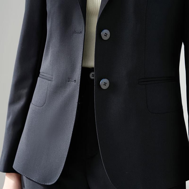 Women's Slim Fit Notched Lapel Business Suit Set