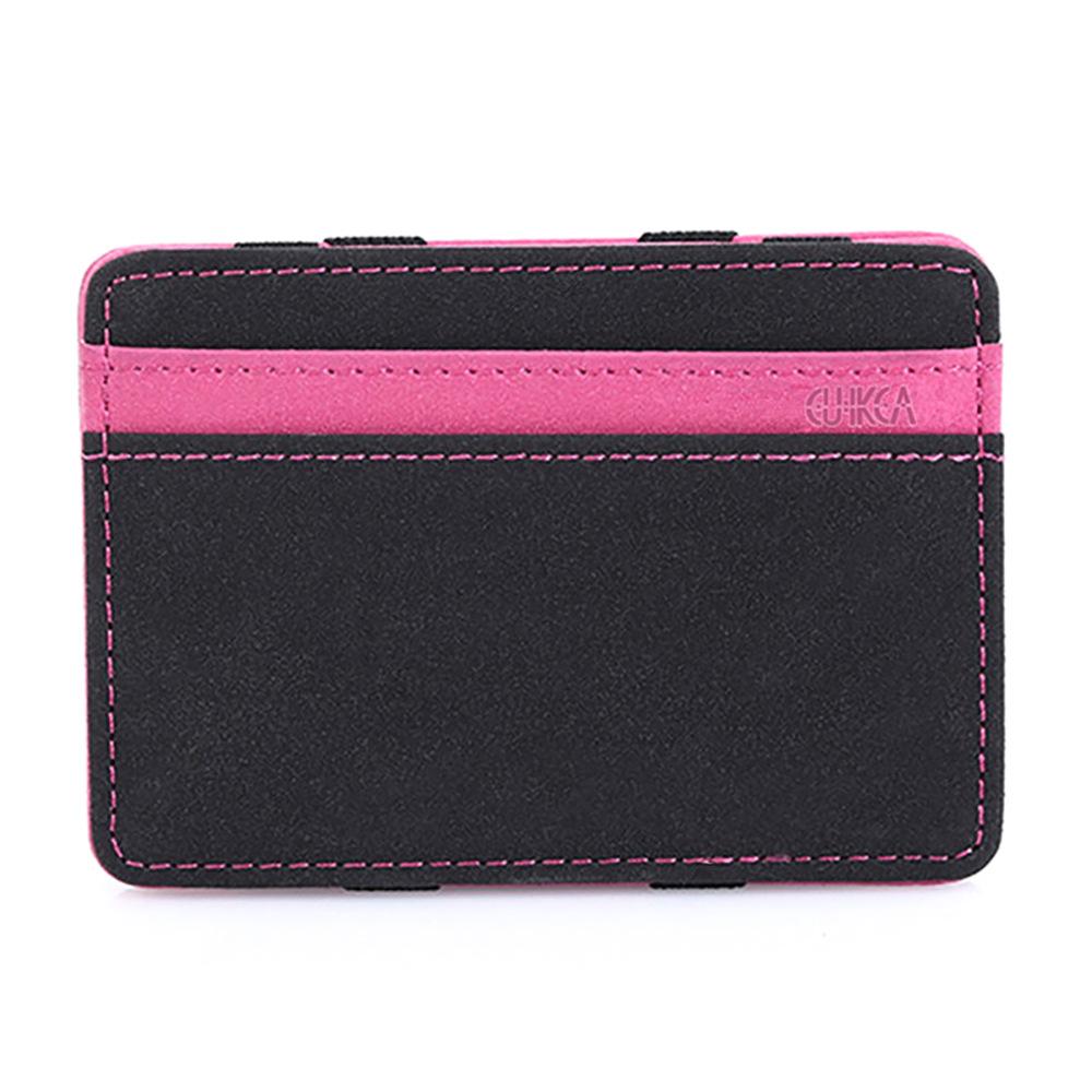 

Чоловічий гаманець із штучної шкіри. Творчий чарівний гаманець. М’яка сторона. Тримач для карток. червоний