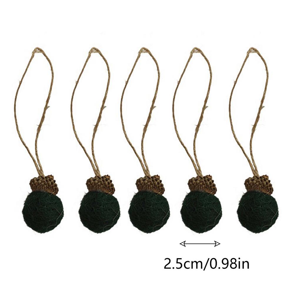 Filz Eichel Ornamente Herbst Thanksgiving Filz Eichel Anhänger Herbst Eichel Form Herbst Baum Schmuck Für Tür Fenster Treppengeländer