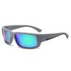 Men’s Colorful Sports Sunglasses, Windproof UV Protection Cycling Glasses for Driving, Outdoor Running Fishing Shades