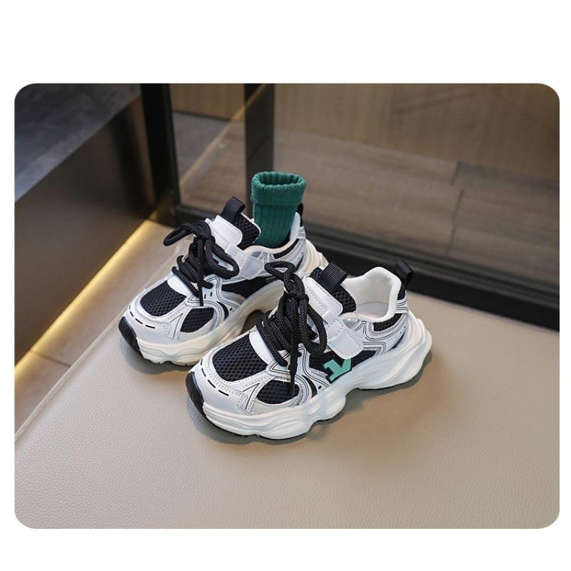 Children's Sports Shoes Spring and Autumn New Boys Shoes Girls Air Net Surface Cuhk Children Running Shoes
