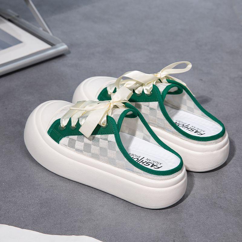 

Модная Высокая Платформа Холщовые Слайды Круглый Носок Женские Мюли Тапочки и Женские Сандалии Уличная Обувь Дизайнерская Роскошная Удобная Элегантная Обувь 40