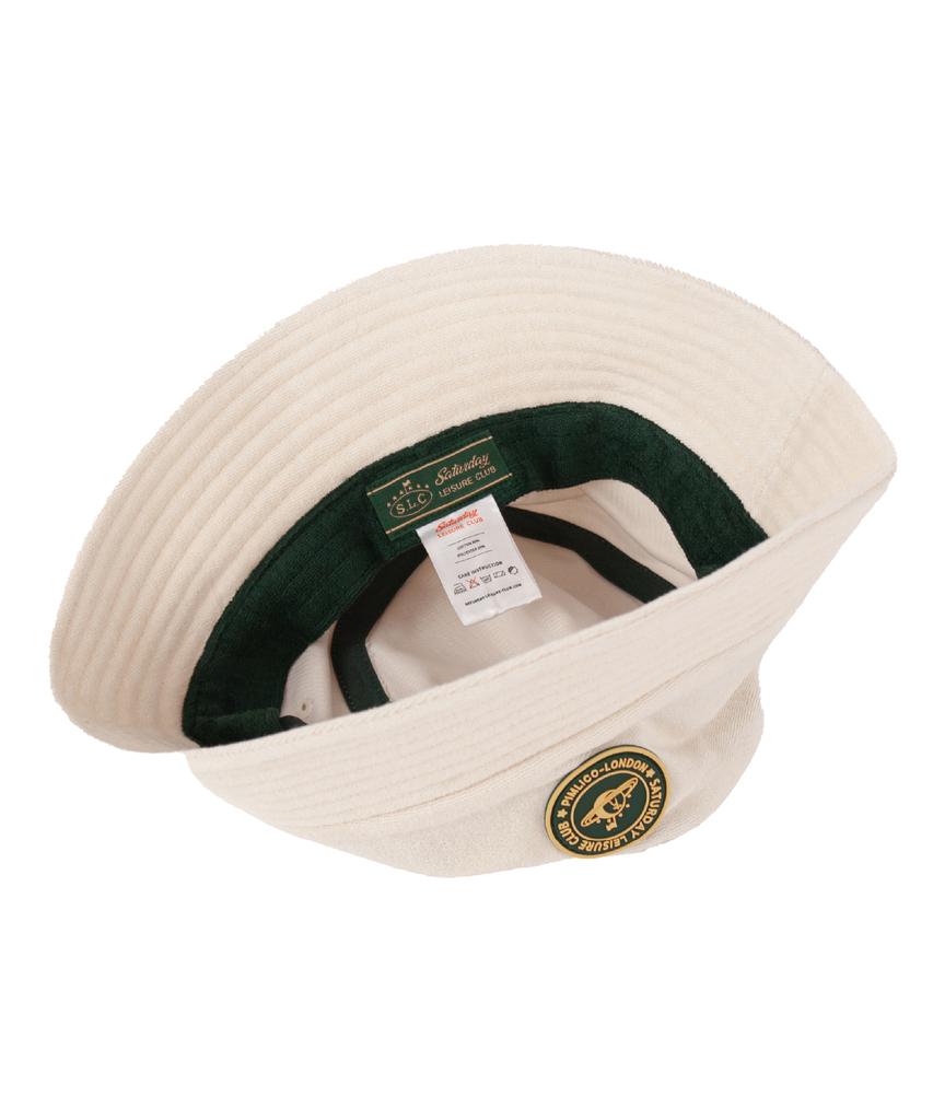 Seleodeilejeokeulleob Leisure Terry Bucket Hat (Rubber Patch) - Ivory