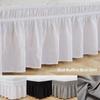 Removable Bed Ruffles Elastic Bed Side Skirt New Bed Skirt  Home