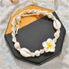 Fashion Shell Anklet Bracelets Beaded Foot Chain Boho Sea Beach Flower Foot Ankle Bracelet for Women and Teen Girls