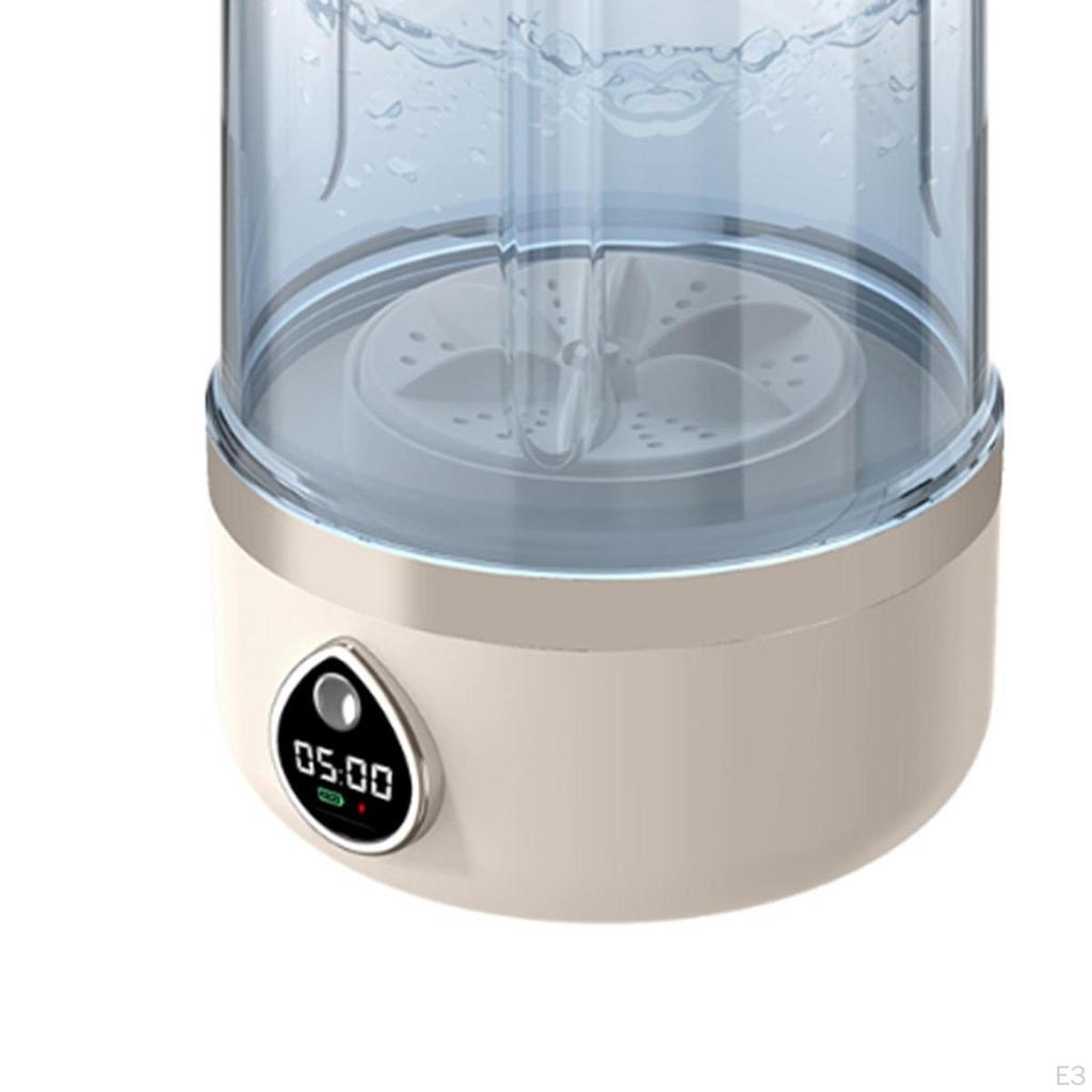 Mini Washing Machine 2 Wash Modes Compact Cleaning Laundry Washer LED Display, for Underwear Small