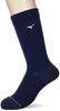 Mizuno Fitwell Breath Thermo Golf Deep Free Size Japan Men's Socks, Mid-Length, 52JX0501, Navy, (25-27cm),