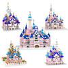 Small Particles Diy Puzzle Castle Building Block Simulation Princess Castle Model, Children'S Building Block Toy