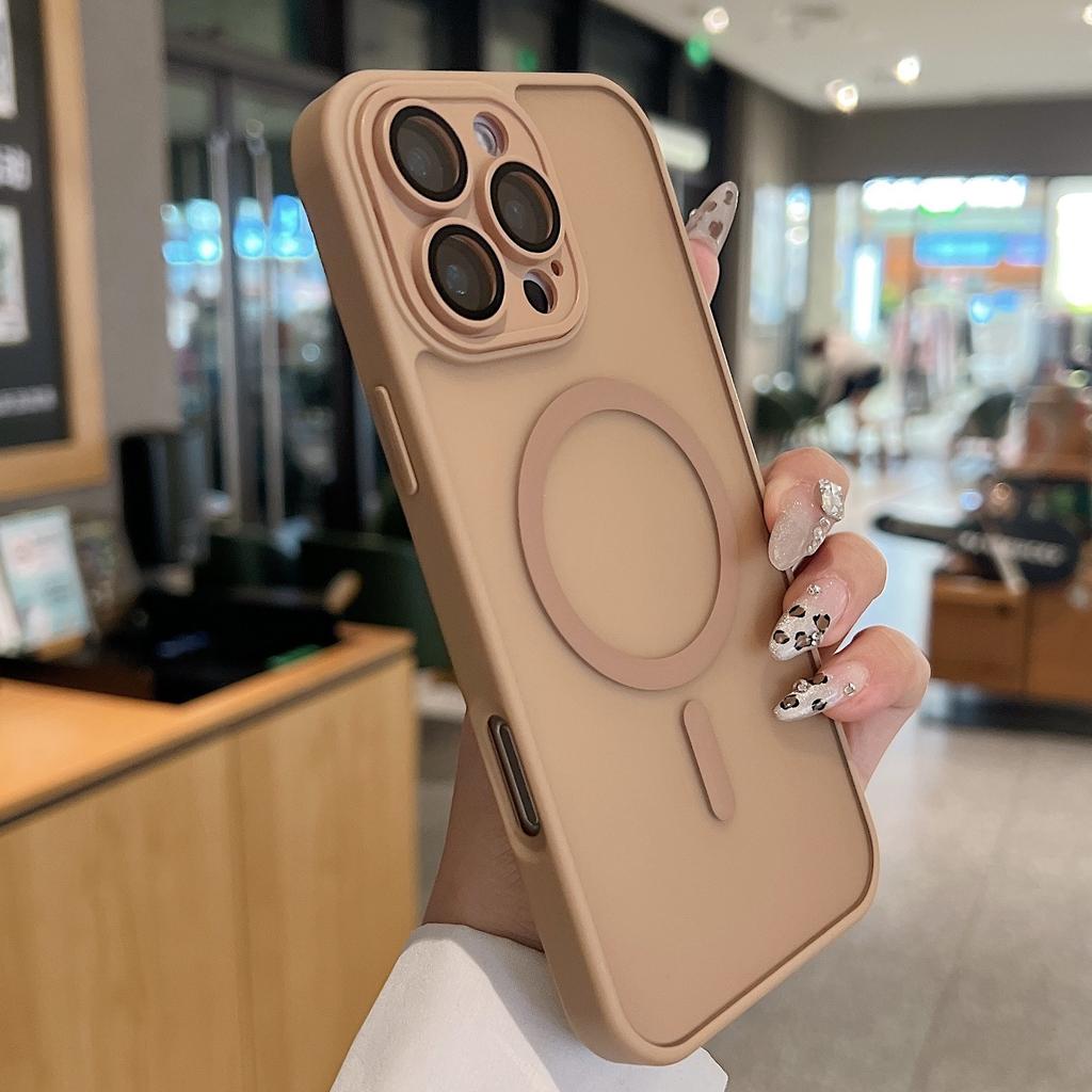 Magnetic Luxury Matte Translunt Armor Shockproof Case For iPhone 16 16e 15 14 Plus 12 13 11 Pro Max Wireless Charge Cover