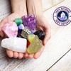 16 Large Natural Healing Crystals Set In Wooden Box - Tumbled, Rough & Raw Crystals, Including Selenite Tower, Black Tourmaline, Amethyst, Rose Quartz
