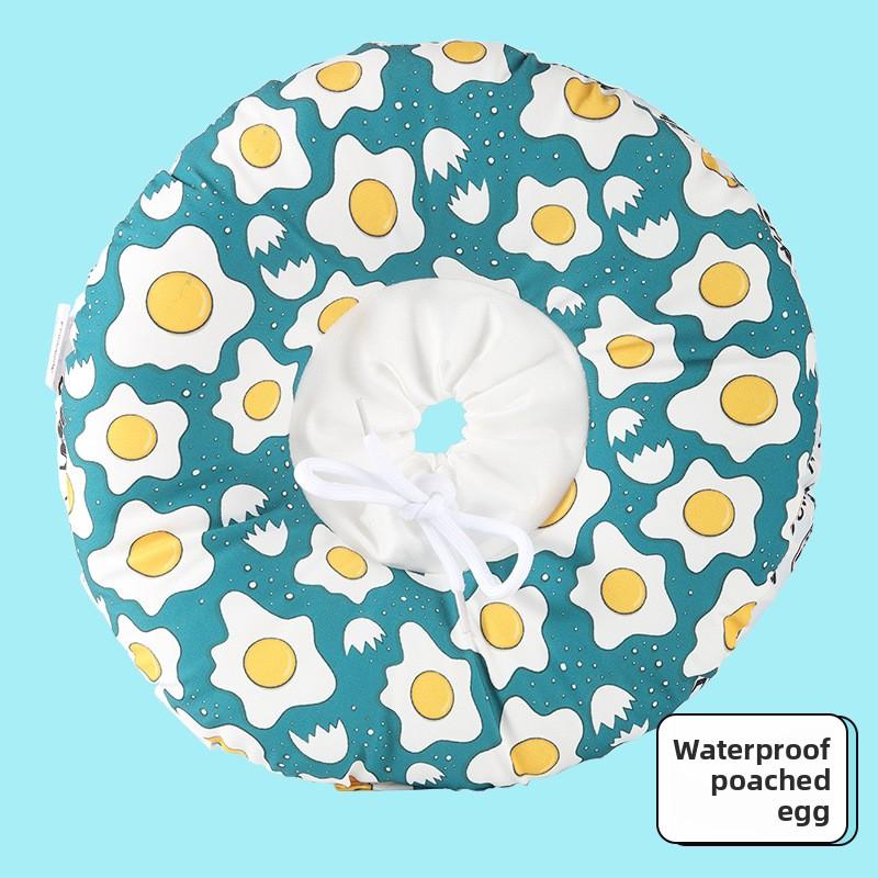 White Circle Cat Cotton Neck CoverUniversal Anti-scratch Cat and Dog Collar Protective Ring Beauty Cover Shame Ring