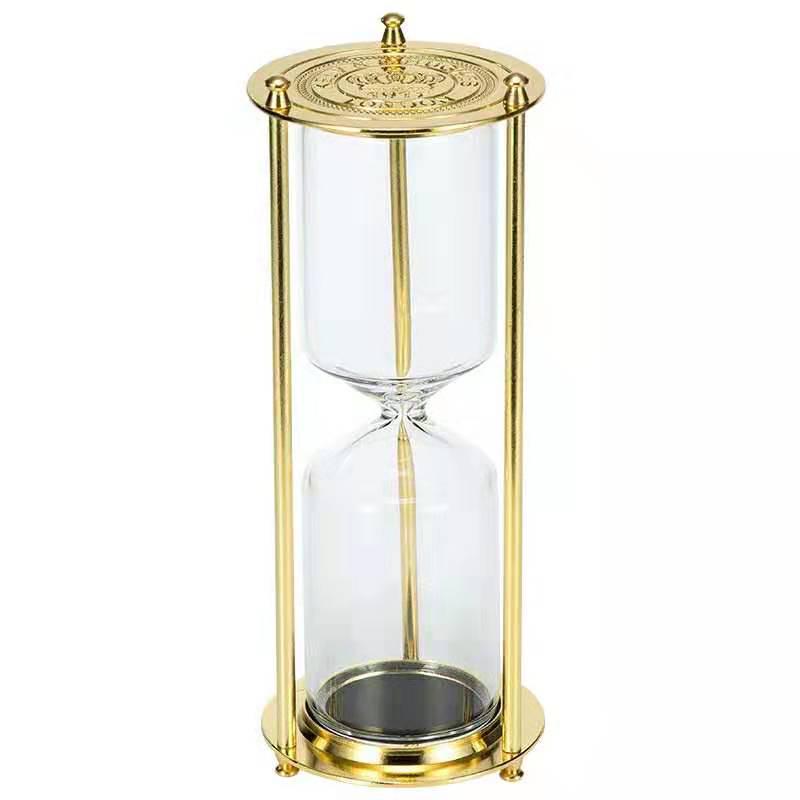 Creative Retro Hourglass Toothbrush Timer with Flowing Sand