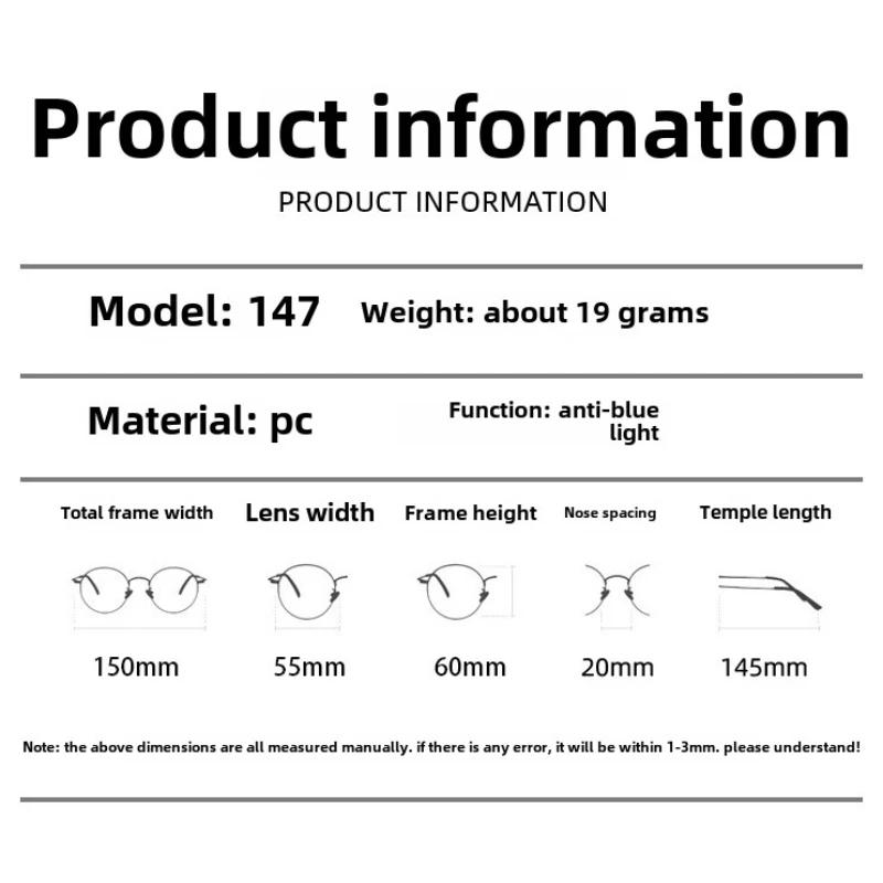 Y2K New Style Fashion Big Frame Glasses UV Protection Luxury Sunglasses Vintage Anti-Fatigue Eyewear for Women