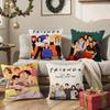 Classic FFriends TV Show Series Pillow Case Sofa Living Room Bedroom Headboard Backrest Cushion Square Cushion