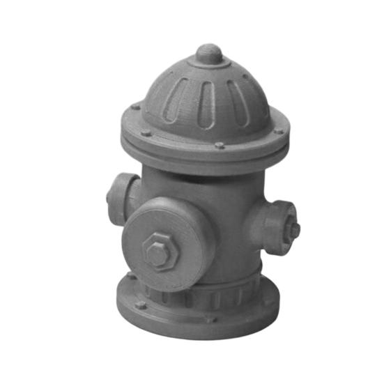 Hydrant Fidget Clicker 3D Printed Clicker, Mini Fake Finger Stress Relief Push Toy, Gift for Kids Teens Adults Toy серый