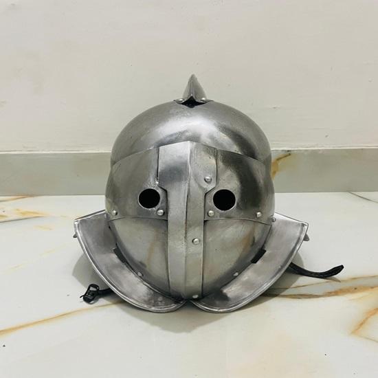 MEDIEVAL Roman 16 gauge SCA  LARP Roman Armor Gladiator Secutor Helmet