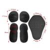 Set di 5 Pezzi Protezioni Rimovibili per Spalle, Gomiti e Schiena per Moto Protezione Integrata per Corsa Moto Accessori Moto