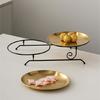 Practical Detachable Dessert Stand for Parties Detachable Fruit Serving Holder Metal Wedding Cake Display Plate