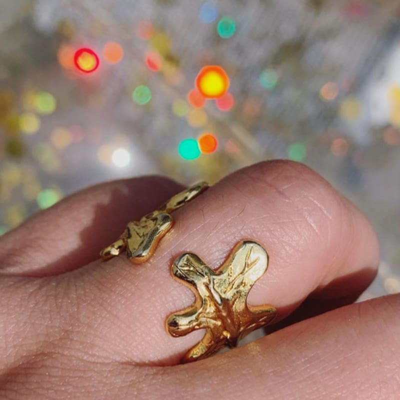 WITH WANI Leaf Ring 3 [w1-R006]