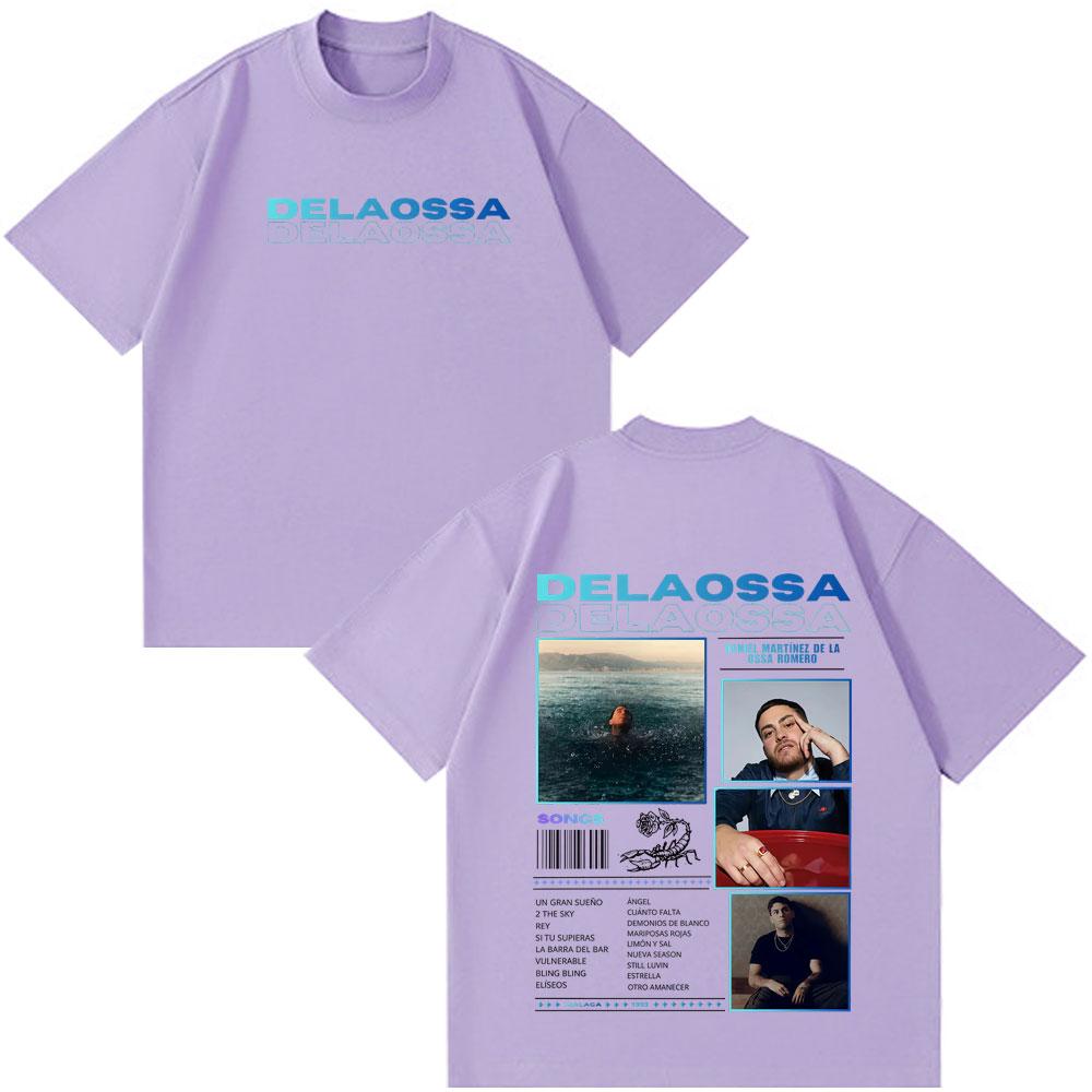 Rapper Delaossa Veneno Album Tour T Shirt Unisex Unisex Hiphop Fashion Harajuku T Shirts Vintage Summer Cotton Gothic Punk Tshirt