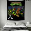 Shell Shock Tmnt Art Show Tribute Tapestry Background Cloth Fashion Print Christmas Gift Home Decor Atmospheric Background Cloth