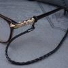 Multi-color Sunglasses Hanging Chain Twist Glasses Rope Leather Rope Chain Outdoor Sports Anti-slip Sunglasses Chain Accessories