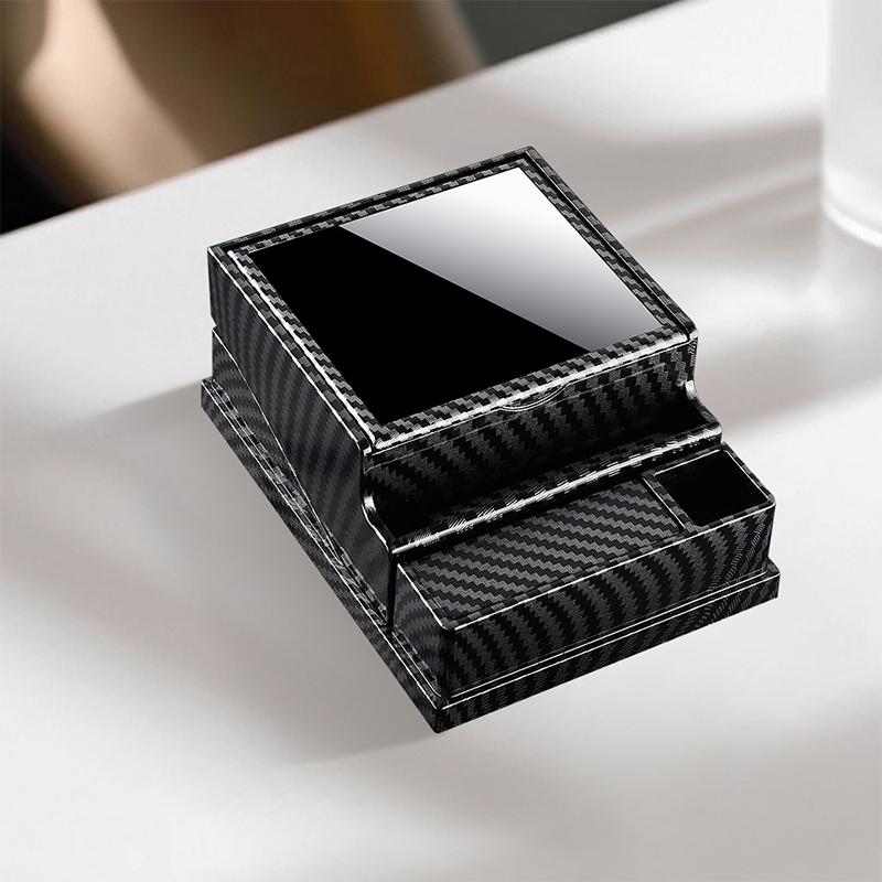 Retro Large Capacity 40 Pcs Automatic Bullet Cigarette Box Moisture Proof And Pressure Resistant Portable Cigarette Storage Box