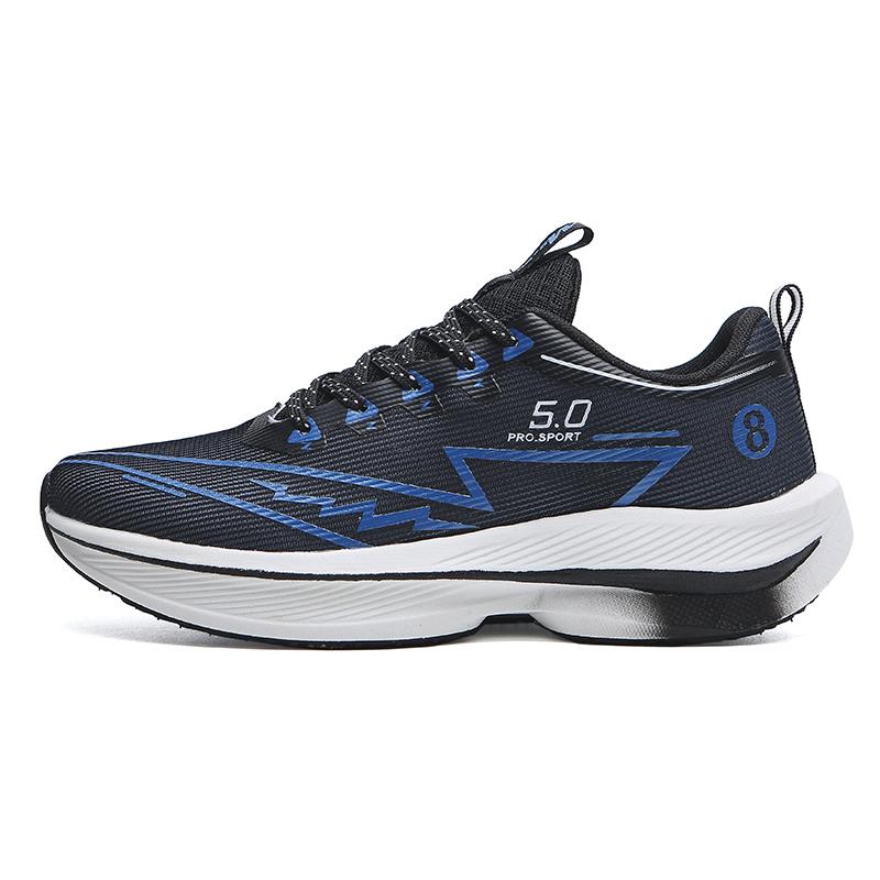 Running Shoes Men Lightweight Comfortable Sports Shoes Men Thick-soled Lace-up Air Mesh Breathable Casual Sports Shoes Men