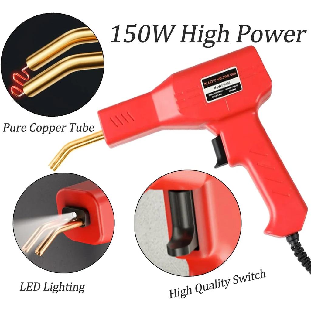 150W Plastic Welding Hot staplercar Bumper Repair Kit Hot Stapler Welding Repair Machine welding Gun
