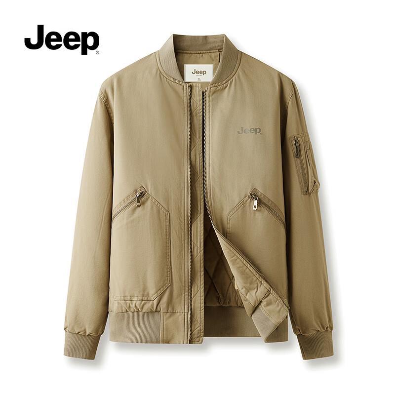 Jeep Men's American Retro Baseball Jacket P834MWM101