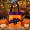 Trick or Treat Bags Halloween Candy Bag, Cute Pumpkin Ghost Tote for Kids, Spooky Festive Party Favor Totes Cartoon Pattern Bag Party,