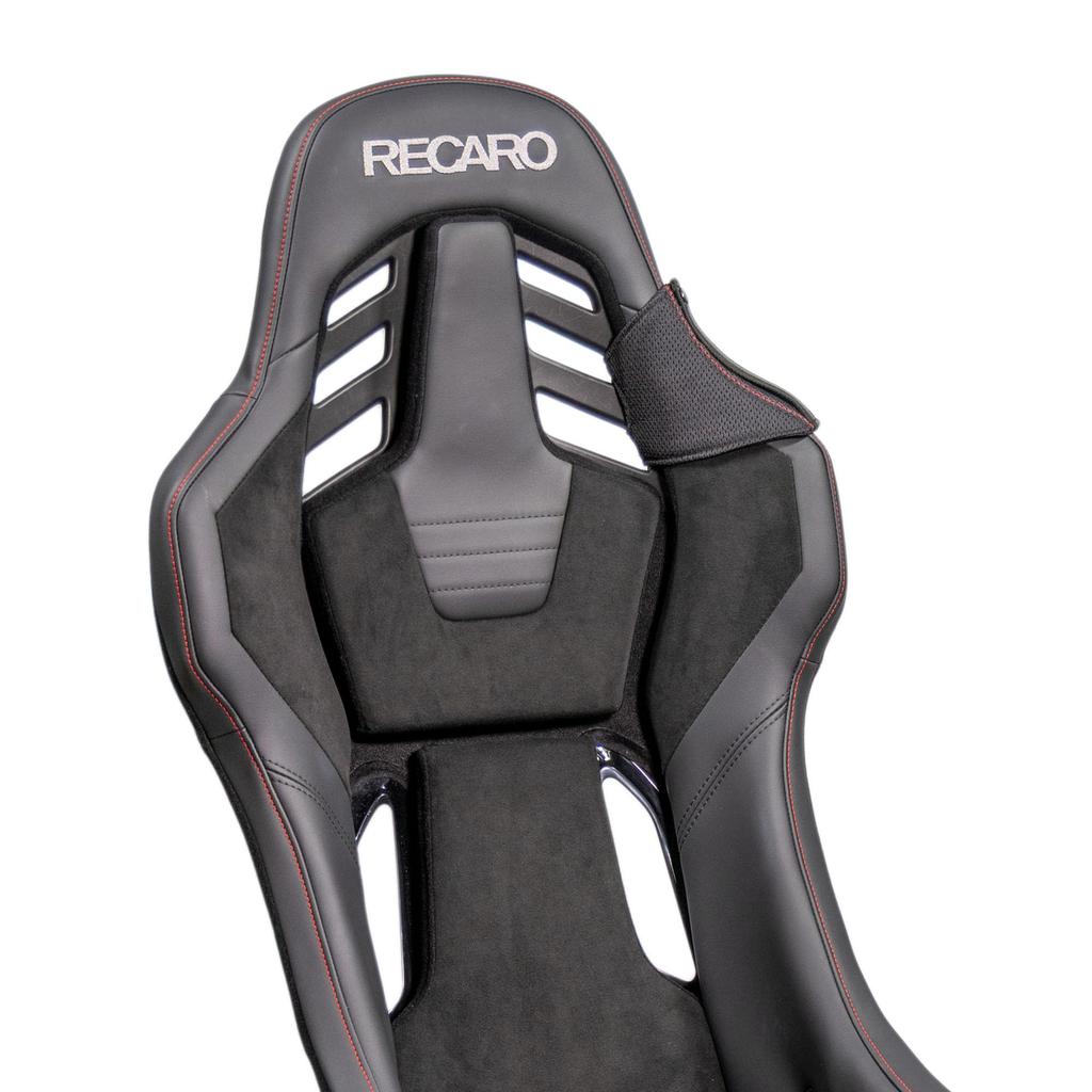 CLINGAIR for RECARO RSS Belt Black with Red Stitching Guide, (C-N12 Left)