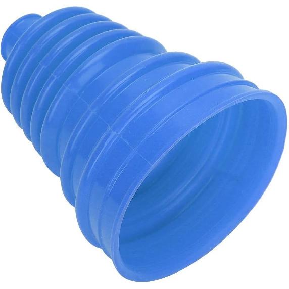 CV Boot Kit, Universal Silicone CV Axle Boot Dust Cover, Rubber, Ball Head Design, Blue, 1 Dust Cover and 4 Clamps
