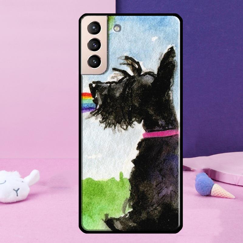 Westie Scottie Scottish Terrier Phone Case For Samsung Galaxy S25 Ultra S24 S23 Ultra S9 S10 S20 S21 S22 Plus S24 FE Cover