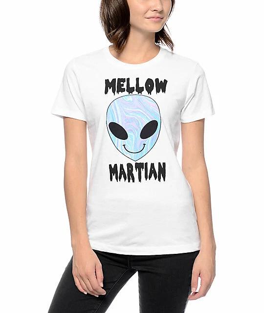 

A-Lab Womens Mellow Martian White T-Shirt New XS, S, M, L L