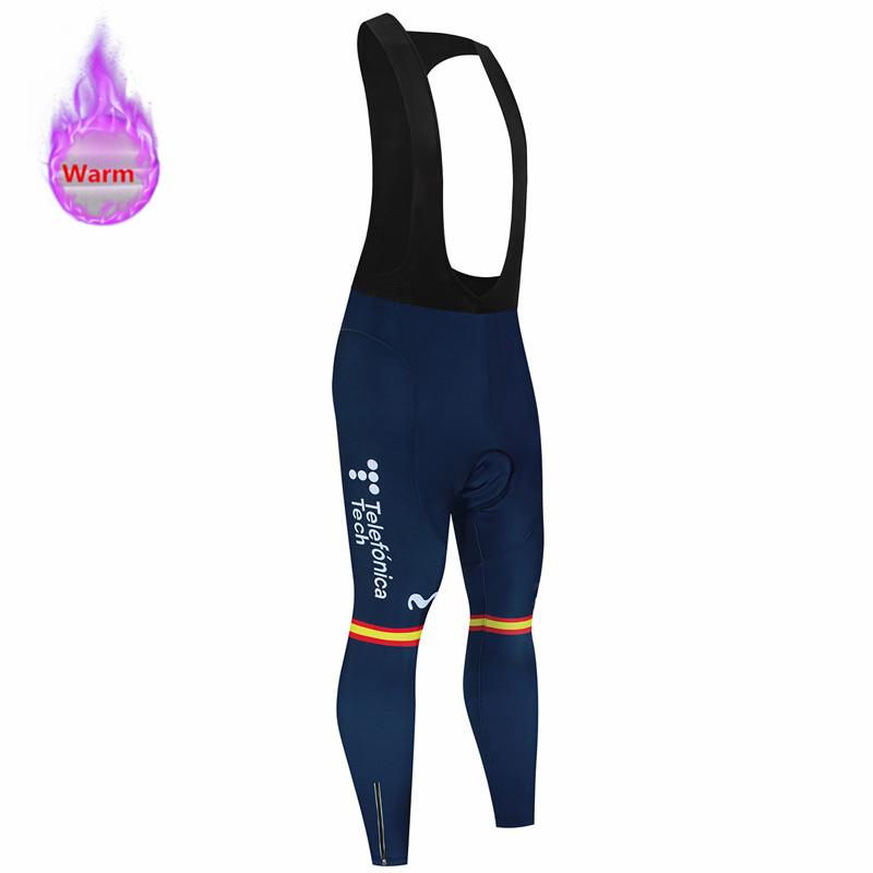 Warm Thermal Fleece Set Cycling Clothes Bicycle Jersey Sports Spain MTB Bike Clothing Maillot Ciclismo Hombre  with Plush Insulation for Winter 2026