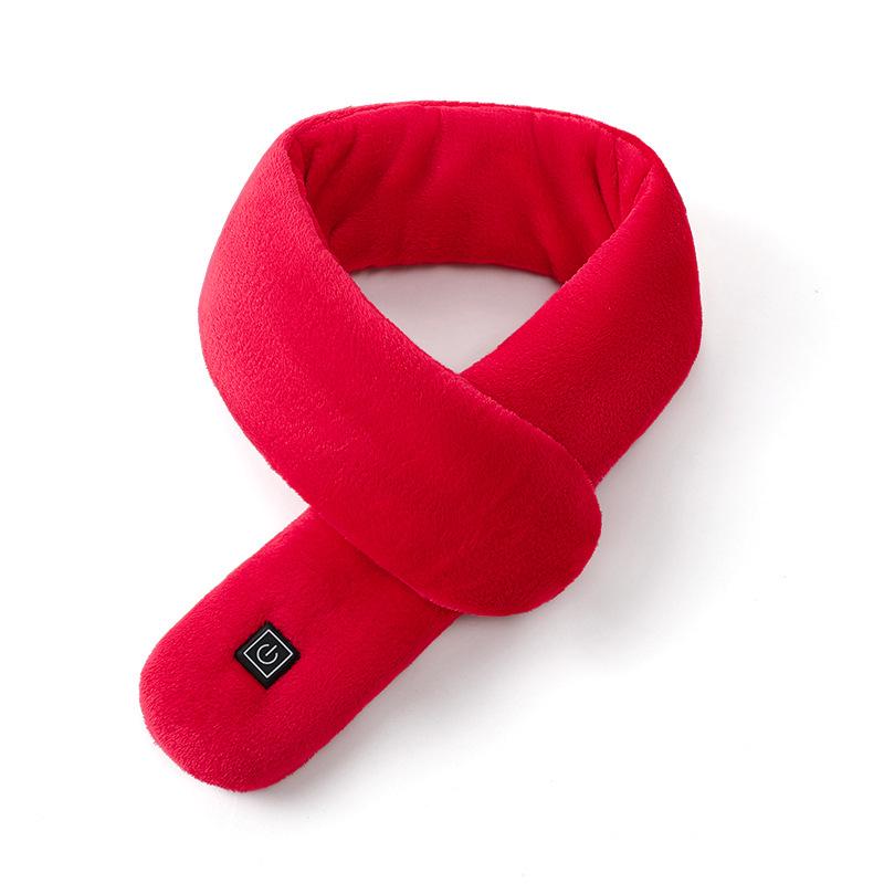 USB Heated Scarf for Men & Women - Electric Neck Warmer with Intelligent Cervical Heat Therapy