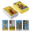 English Tarot Cards Classic Tarot Cards Deck Travel Tarot Card Board Game Power Deck with Guide