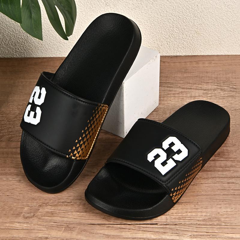 TUINANLE Papuci pentru bărbați Papuci de plajă în aer liber Moale și confortabil Rezistent la uzură Anti-alunecare Fund gros