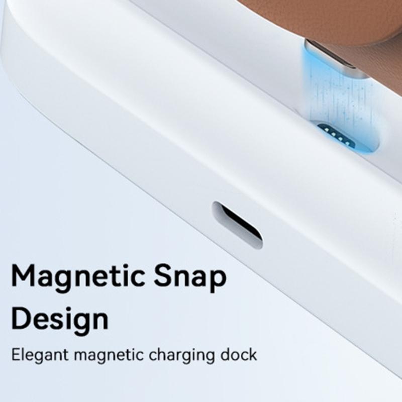 Portable Intelligent Charging Station With Magnetic Technology For Eyewear Technology Glasses ABS Case Home Office Use
