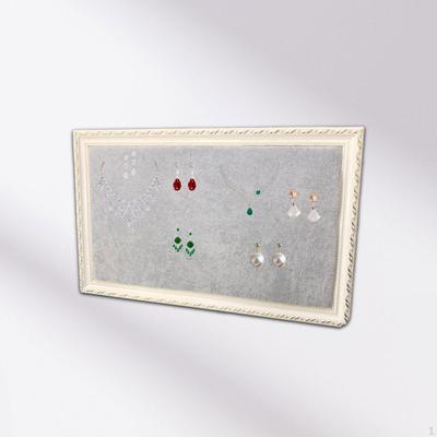 Wall Mount Jewelry Frame Display Tray Holder Rack with 4 Screw Earring Organizer Picture for
